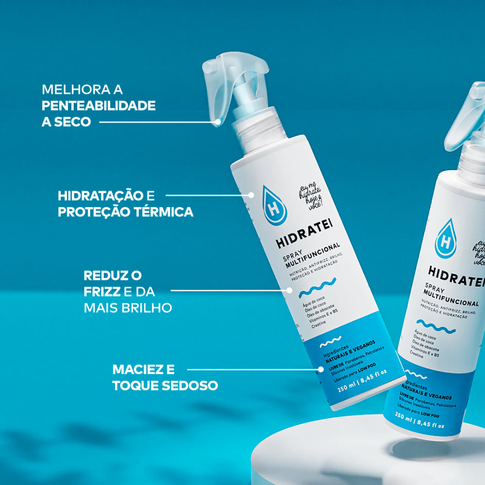 Hidratei Spray Multifunctional Leave-in Hydration 250mL - BuyBrazil