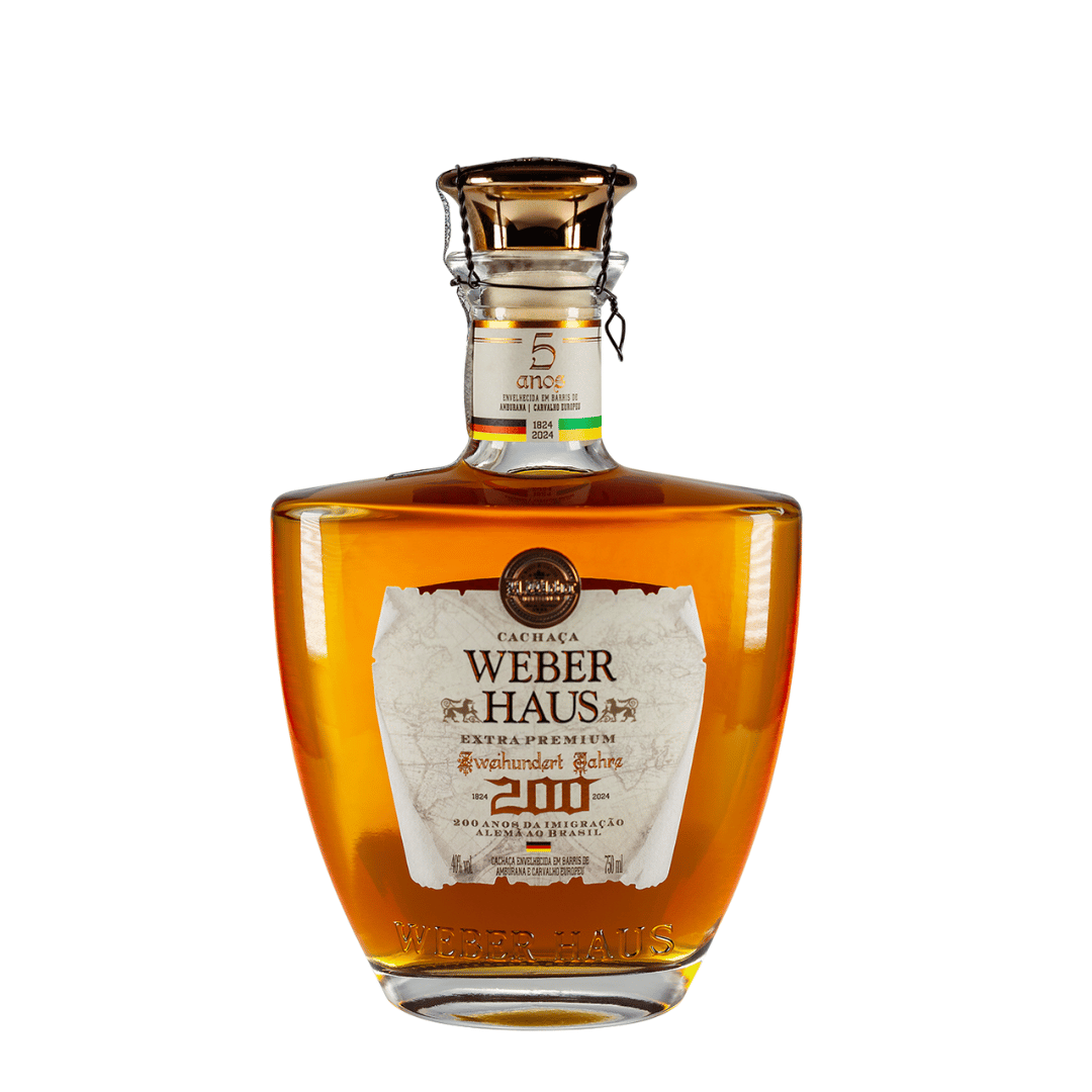 Cachaça Weber Haus 200 anos Imigração 750ml