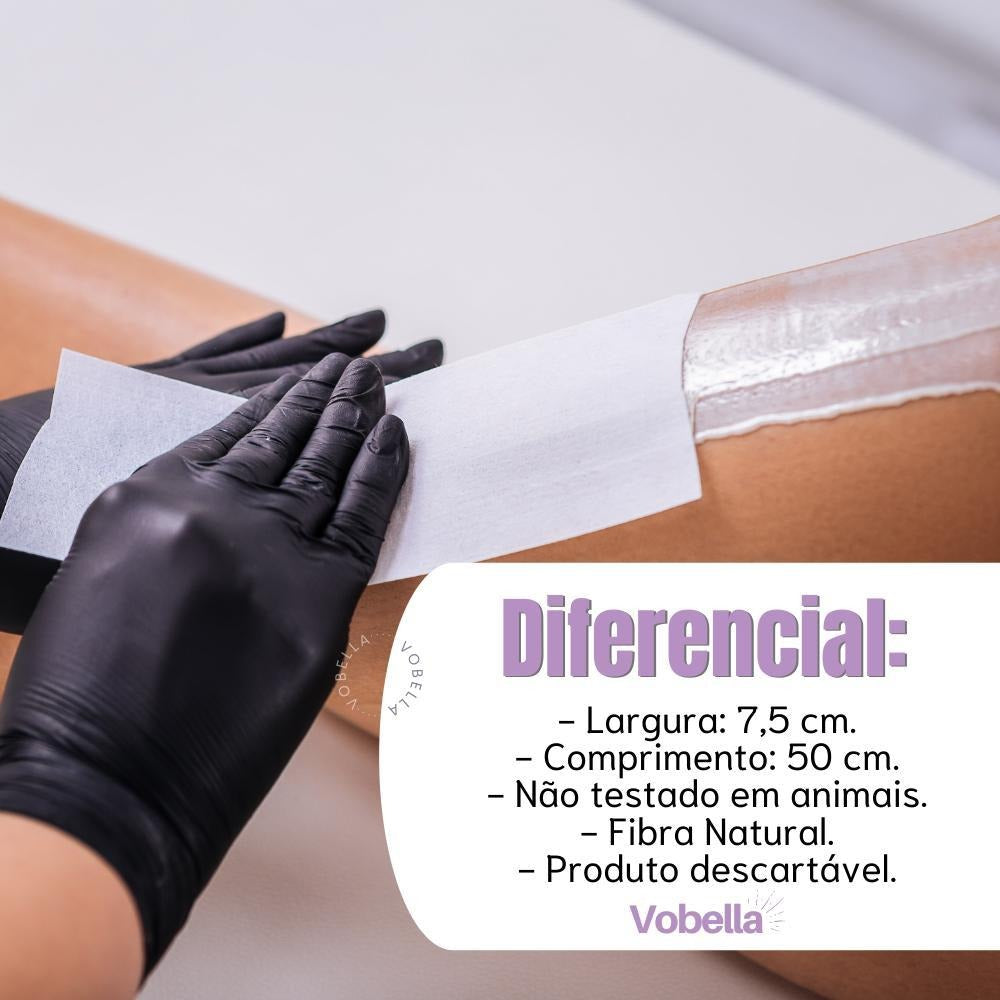 Depil Bella Roll of TNT Waxing Cloth for Hair Removal White 50 Meters - BuyBrazil