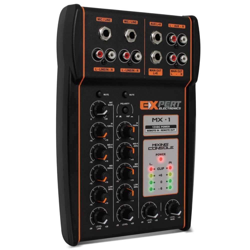 Expert Electronics MX-1 12V 4 Channels 2-way Audio Processor Stereo Equalizer - BuyBrazil
