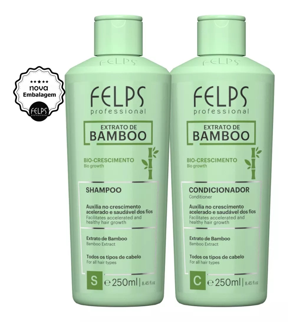 Felps Professional Bamboo Extract Kit 2x250ml/8,45 fl.oz - BuyBrazil