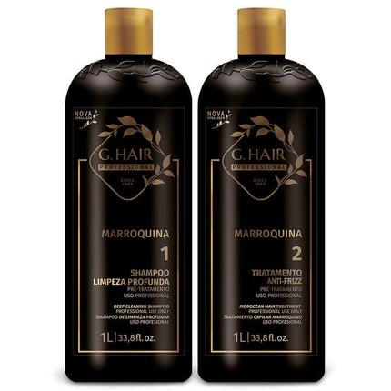 G.Hair Moroccan Progressive Brush - 2x1000ml/33.8 fl.oz - BuyBrazil