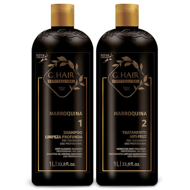 G.Hair Moroccan Progressive Brush - 2x1000ml/33.8 fl.oz - BuyBrazil
