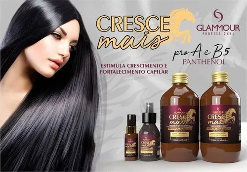 Hair Growth and Strengthening Glammour Grows More Restoration/Anti Hair Loss/Strengthening 1130ml 1130g - BuyBrazil