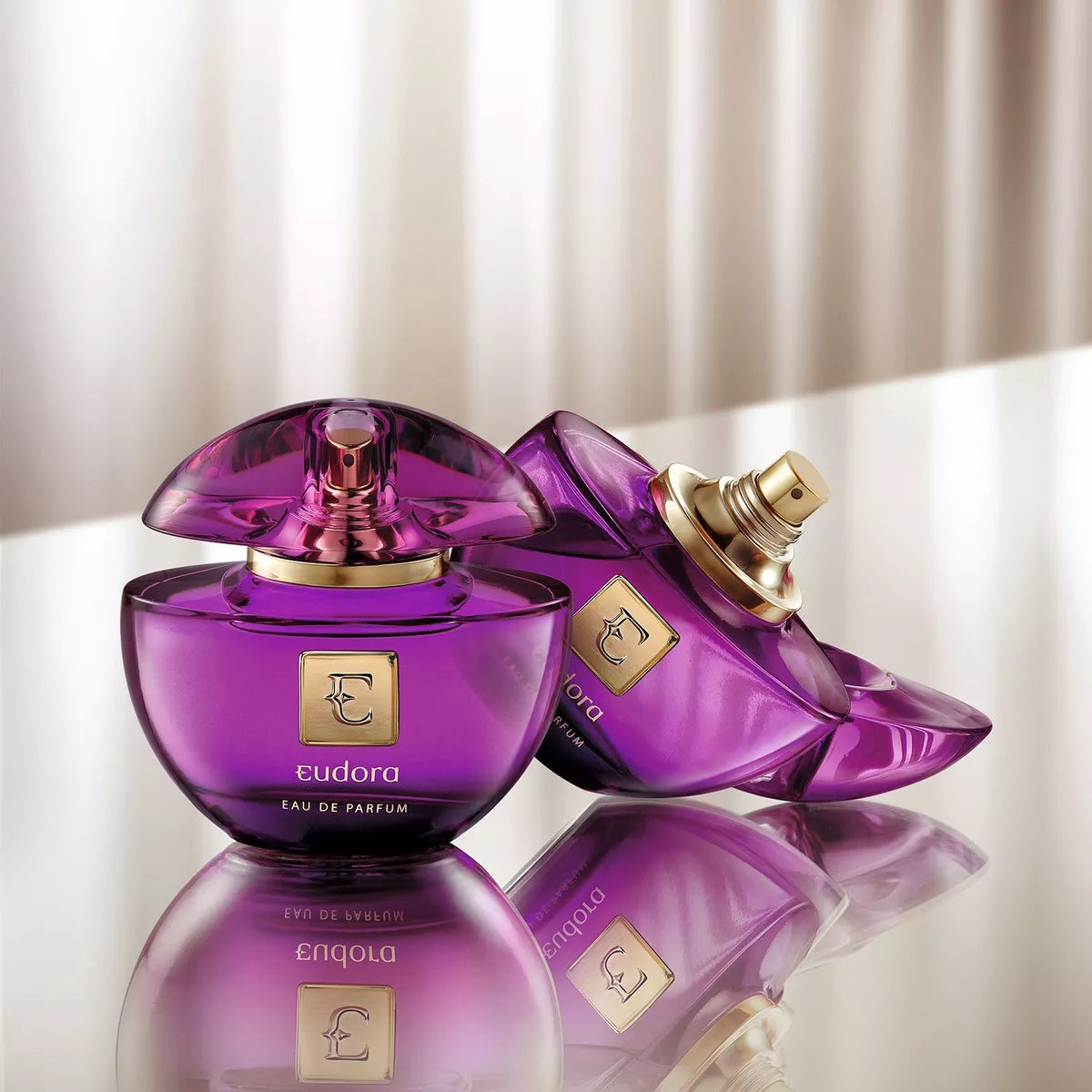 Granado Eudora Perfumery Cologne Black Tea and Bergamot bottle, 75ml, with elegant packaging and black cap.