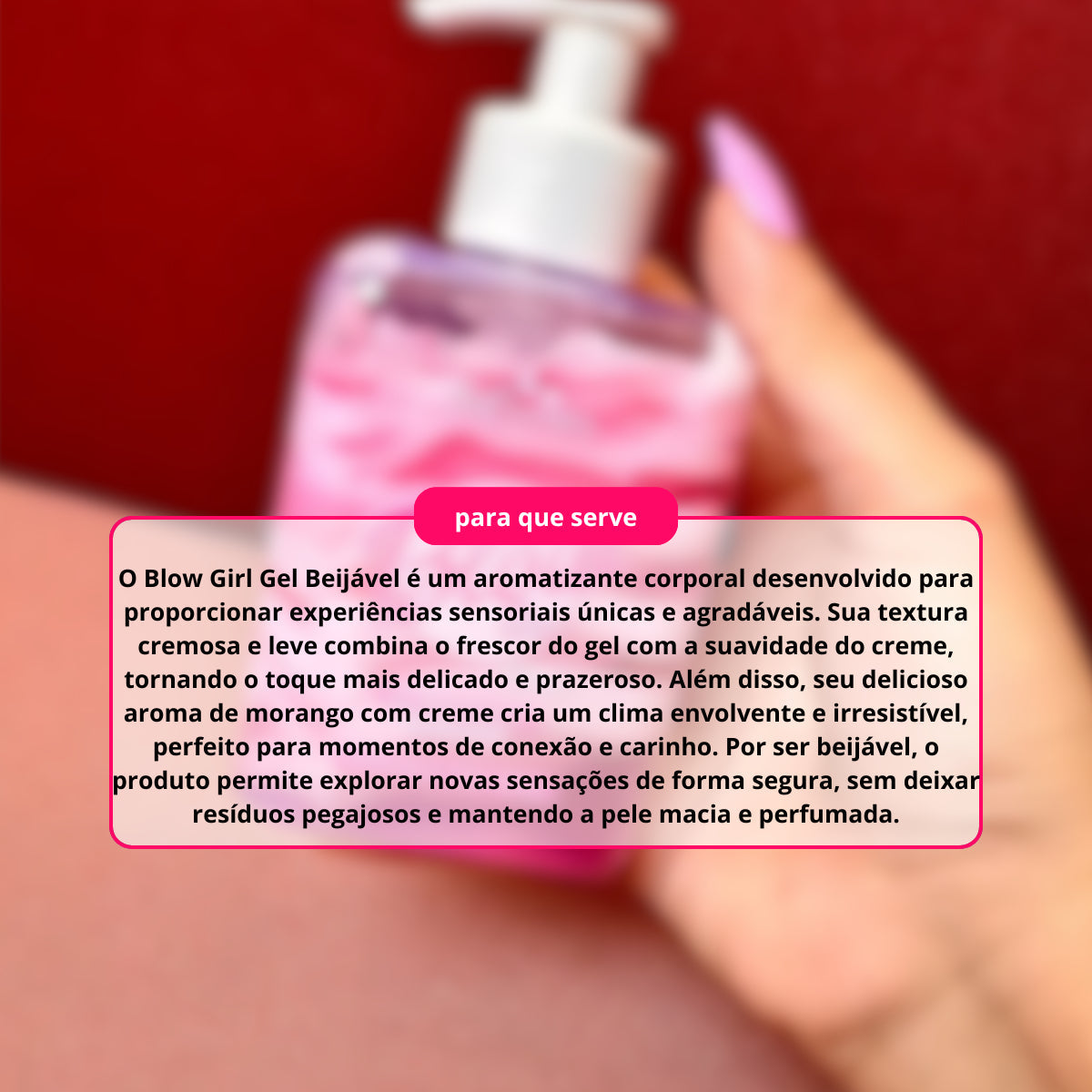 Blow Girl – Gourmet Strawberry Cream Kissable Gel &amp; Massage Duo320ml - BuyBrazil
