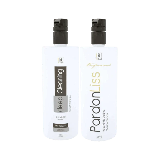 Inblue Professional - Deep Clean Shampoo Kit Inblue And Progressive Pardon Liss 2x1L / 2x33.8 FL.OZ - BuyBrazil