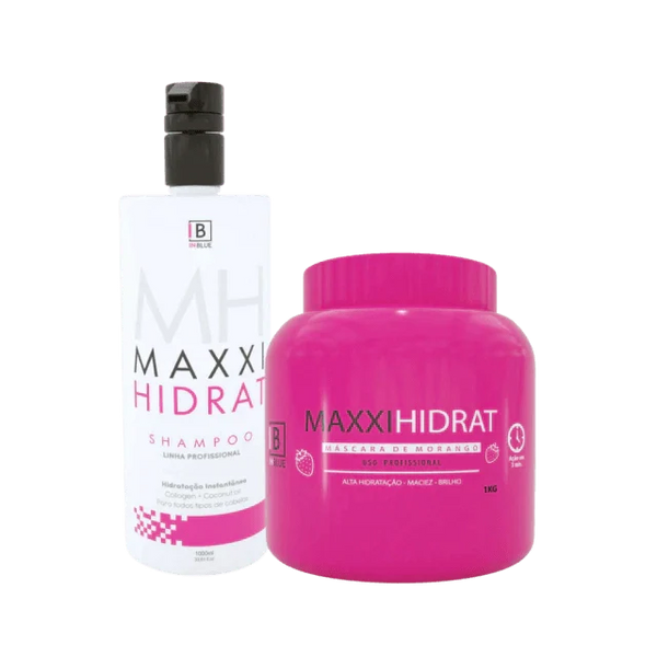 Inblue Professional - Professional Kit Maxxi Hidrat Inblue Original Shampoo And Mask - BuyBrazil