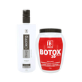 Inblue Professional - Inblue E Btox 3d White Antifrizz Deep Clean Shampoo Kit - BuyBrazil