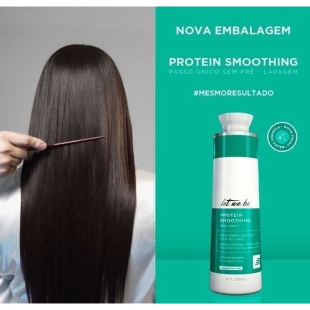 Let Me Be Protein Smoothing Treatment Single Step Formaldehyde-free 1000ml/ 33.8fl.oz. - BuyBrazil
