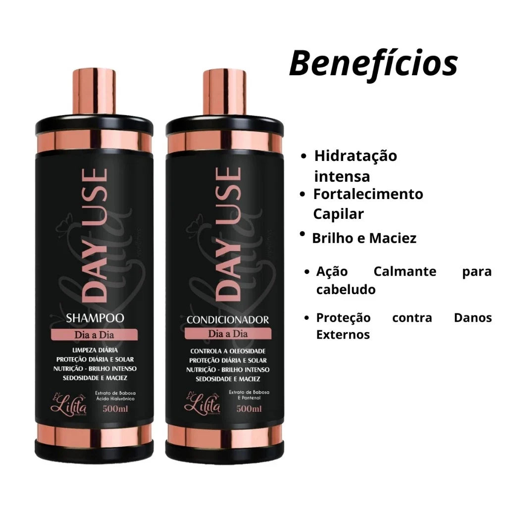 Lilita Day Use Professional Hair Duo – Scalp Balancing &amp; Intense Nutrition (500ml / 16.9 fl.oz)
