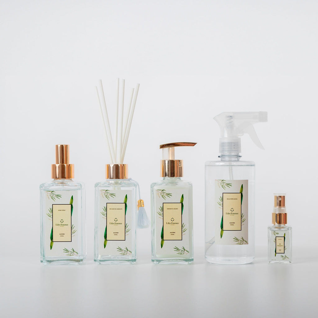 Lilys Essence Premium Kit Rosemary Premium Kit Diffuser | Home Spray | Soap | Scented Water | Mini Home Spray - BuyBrazil