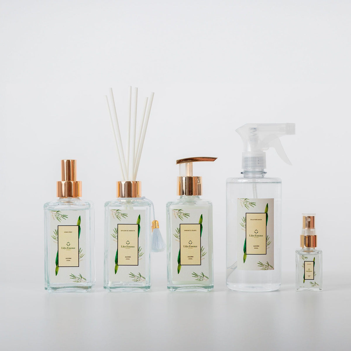 Lilys Essence Premium Kit Rosemary Premium Kit Diffuser | Home Spray | Soap | Scented Water | Mini Home Spray - BuyBrazil