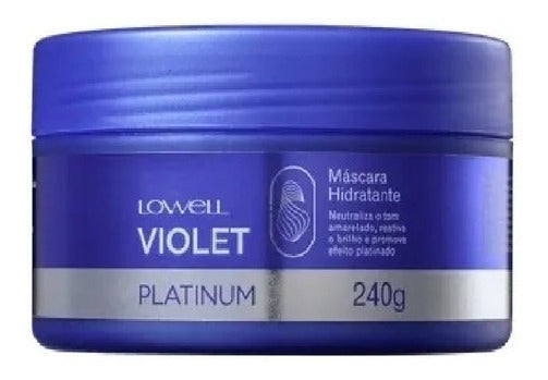 Máscara Hidratante Violet Platinum Lowell - 240g - BuyBrazil