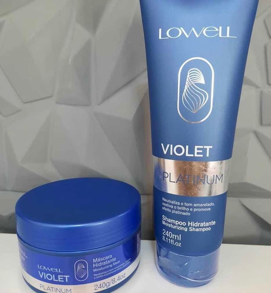 Máscara Hidratante Violet Platinum Lowell - 240g - BuyBrazil
