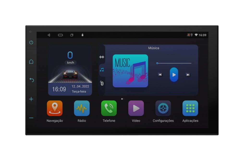 Multimedia Center 7"Universal Android Faaftech Ft-Mm-And7+ - BuyBrazil