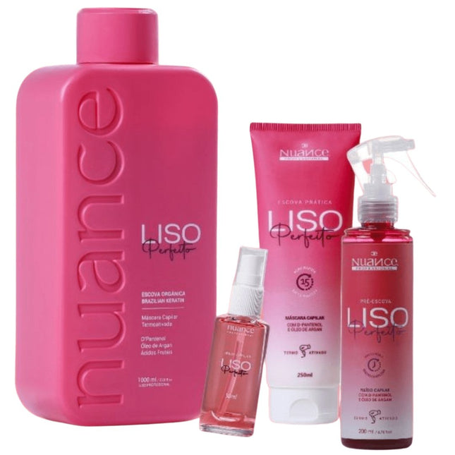 Nuance Professional - Progressive Smooth Perfect Nuance Combo (4 Products) - BuyBrazil