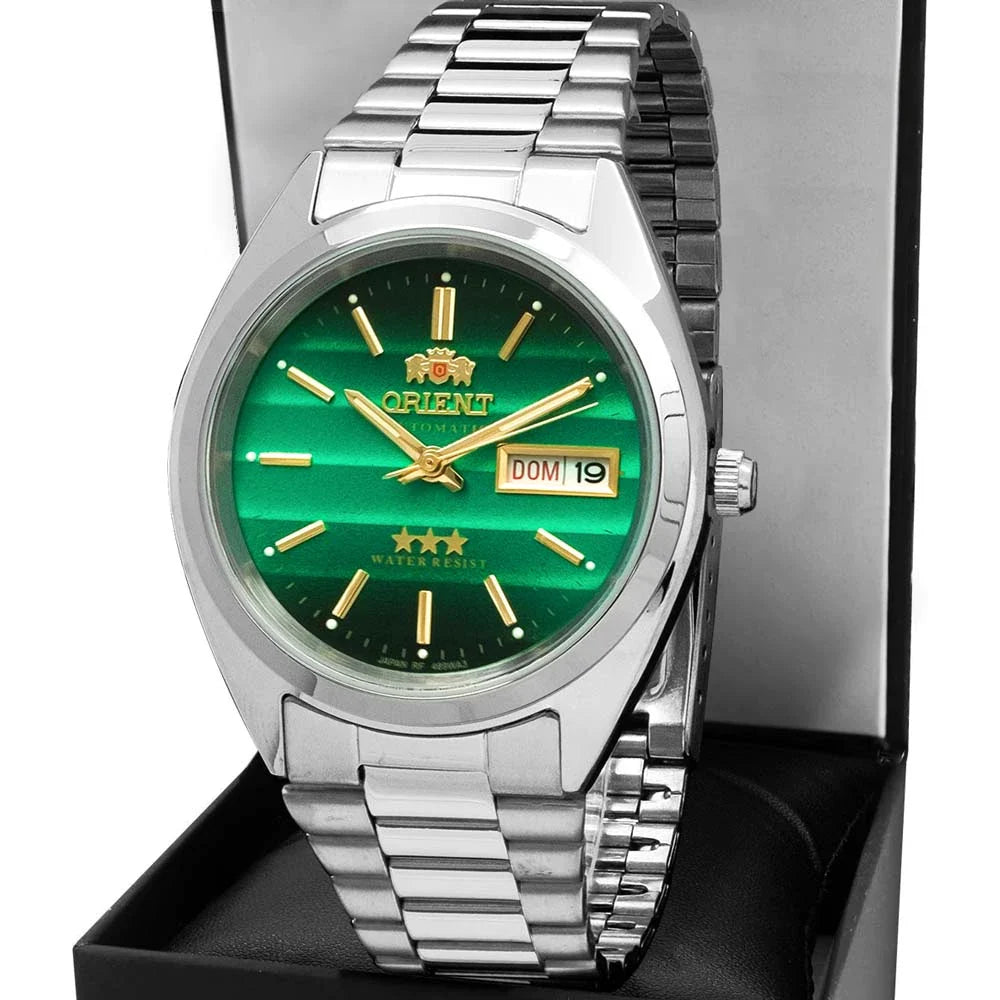 Orient Three Star Automatic Men’s Watch – Silver Steel 469WA3FE1SX