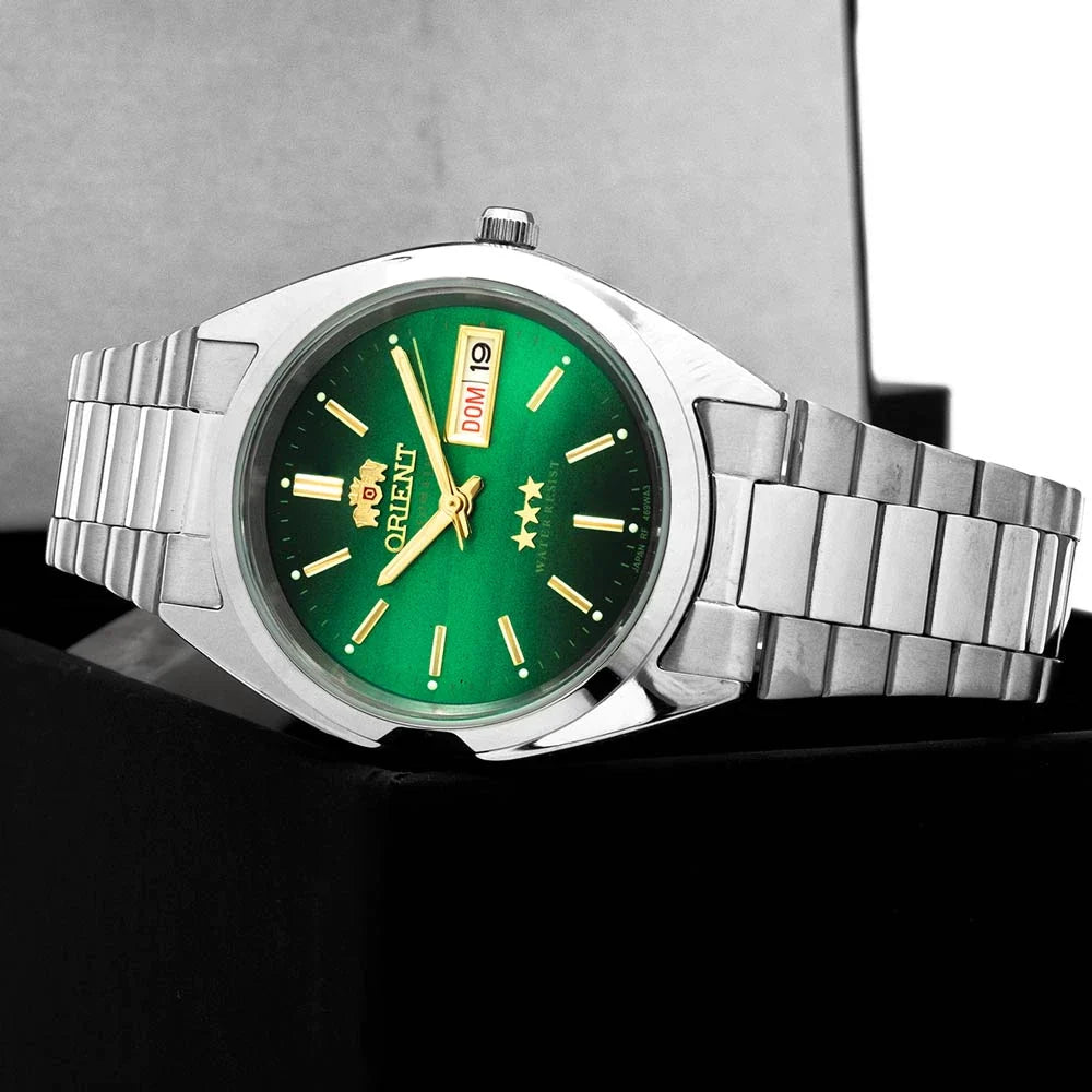 Orient Three Star Automatic Men’s Watch – Silver Steel 469WA3FE1SX