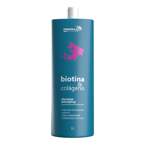 Paiolla Biotin and Collagen Reconstruction Mask + Detangling Shampoo 2x1000ml/33.8 fl.oz. - BuyBrazil