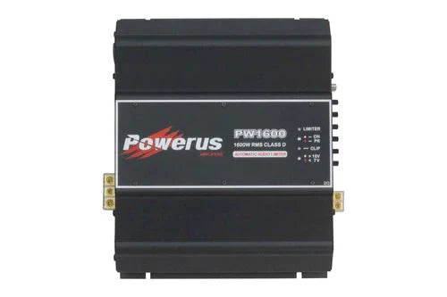 Powerus PW1600 1 ohm Amplifier Sound Car 1600 Watts RMS - BuyBrazil