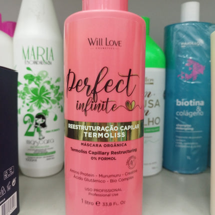 Will Love Perfect Infinite Termoliss Capillary Restricturing 0% Formol 1L 33.8 fl.oz.