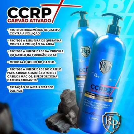 Robson Peluquero - CCRP Activated Charcoal 2X1000ml/33.8fl.oz. - BuyBrazil