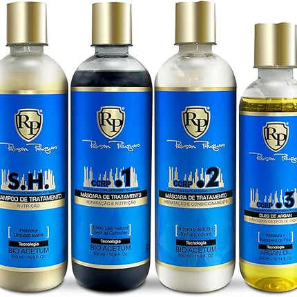 Robson Peluquero Kit CCRP 4 Steps Professional Hair Reconstruction - BuyBrazil