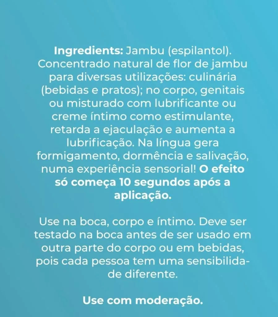 Jambu Concentrate Tremidão Sinimbu 5ml/0.169 fl.oz. - BuyBrazil