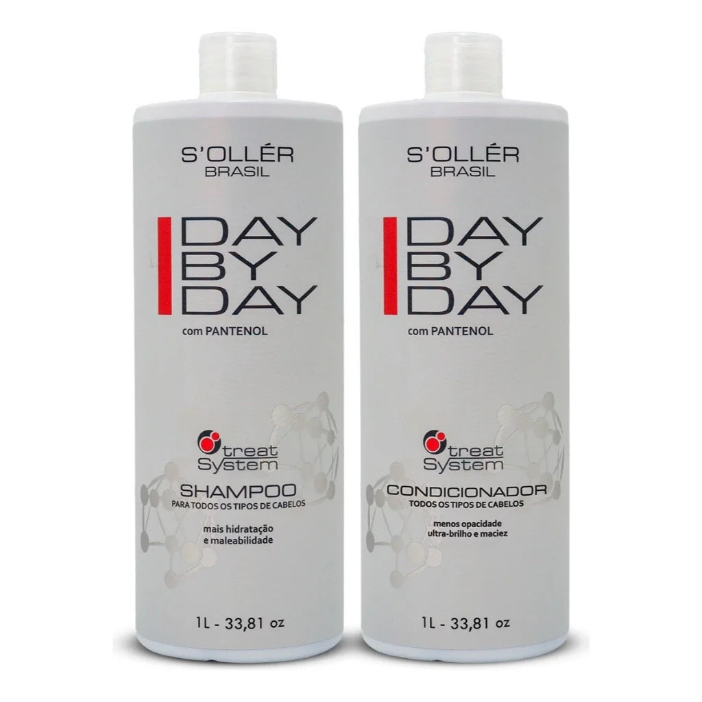 Kit Day By Day Para Todos os Tipos de Cabelos Soller Brasil 1L + 920g