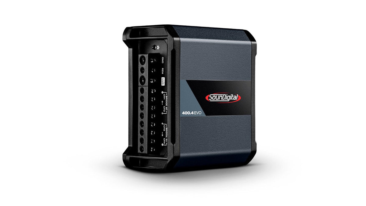 Soundigital SD400.4 EVO 4.0 - 4 OHMS Car Audio Amplifier 400 Watts RMS - BuyBrazil