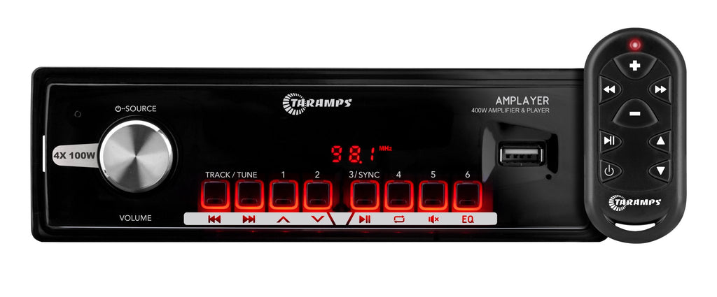 Taramps Amplayer 400 Bluetooth Usb Mp3 Player 400 Watts Rms - BuyBrazil