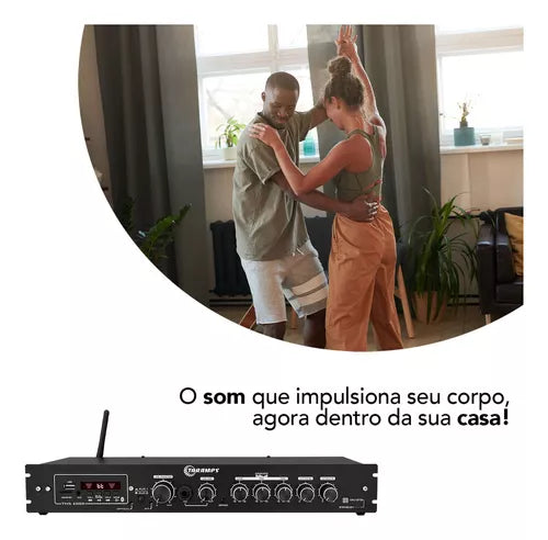 Taramps THS 6000 Amplifier Home Receiver Multi Channel 400 Watts RMS 2 ohms - BuyBrazil