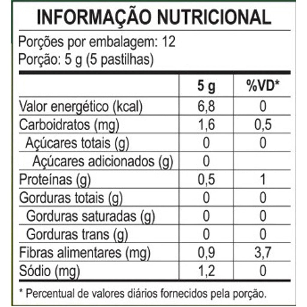 Unilife Natural Ora Pro-Nóbis and Ginger lozenges packaging with 60 lozenges, 1000mg, featuring images of ginger and plant leaves.