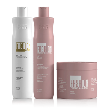 Ybera Fashion Gold - Progressive Brush Combo 500g 3 Steps